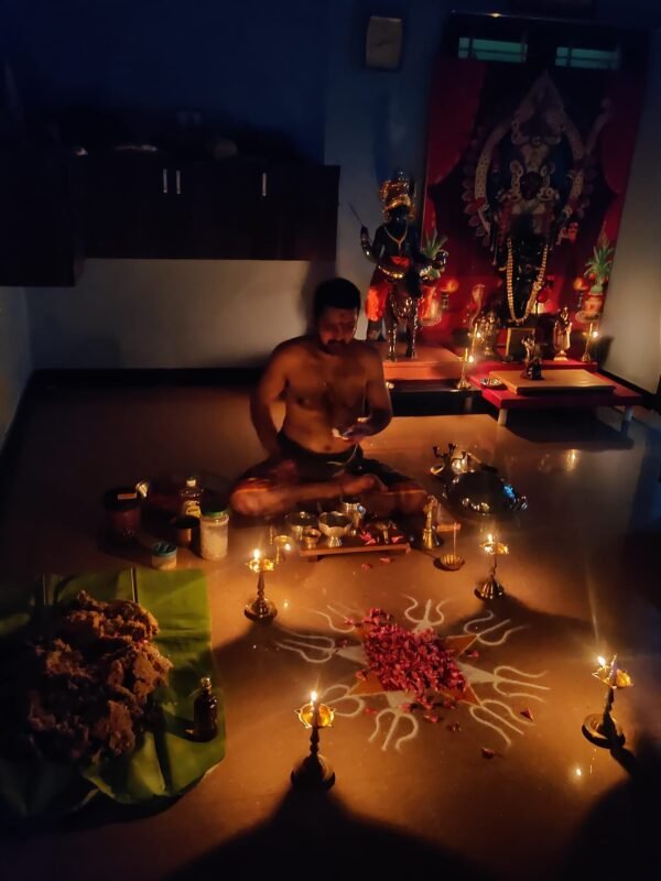 chathan seva, kuttichathan, chathan, guruti puja