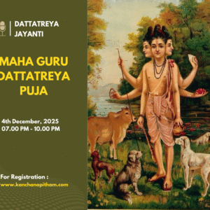 Dattatreyar puja on dattatreyar jayanti